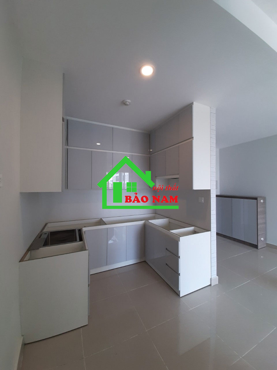 Thi Công & Lắp Đặt Tủ Bếp Acrylic TBA67 - Nội Thất Bảo Nam