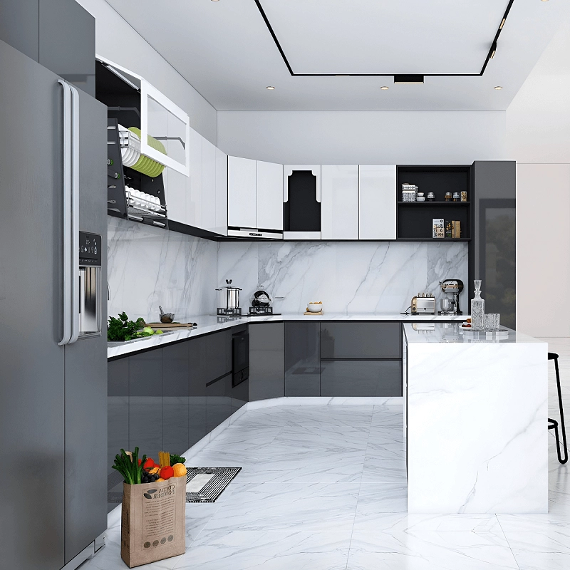 TỦ BẾP ACRYLIC HIỆN ĐẠI TỦ BẾP ACRYLIC HIỆN ĐẠI