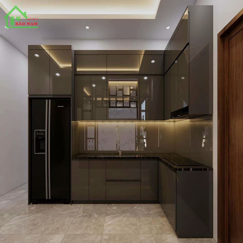 Tủ Bếp Acrylic TBA05 Tủ Bếp Acrylic TBA05