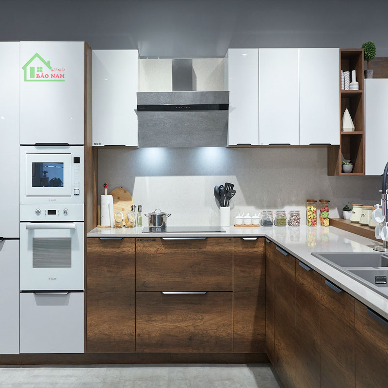 Mẫu tủ bếp đẹp hiện đại Mẫu tủ bếp đẹp hiện đại