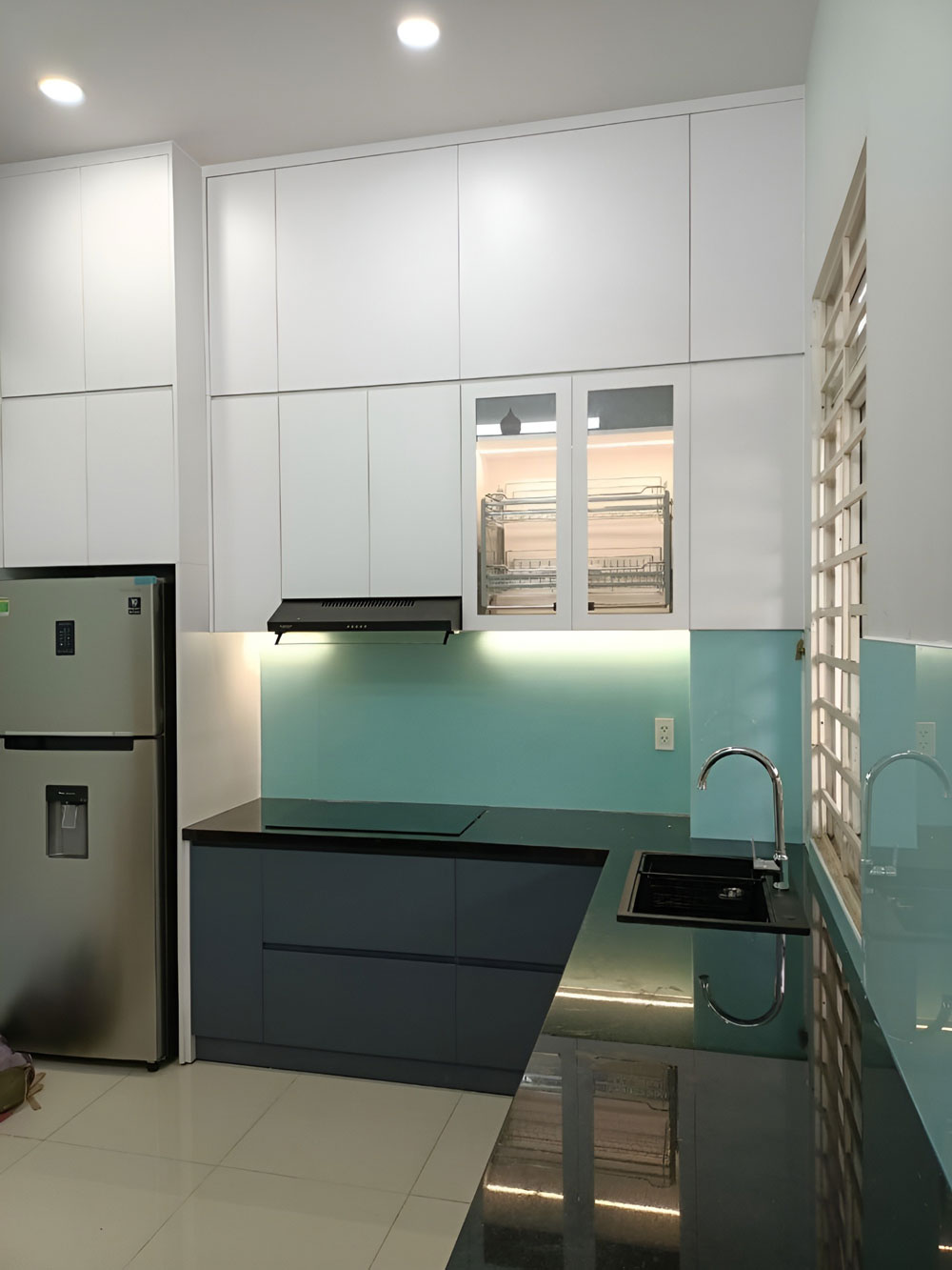 Tủ Bếp Gỗ Công Nghiệp An Cường TB36