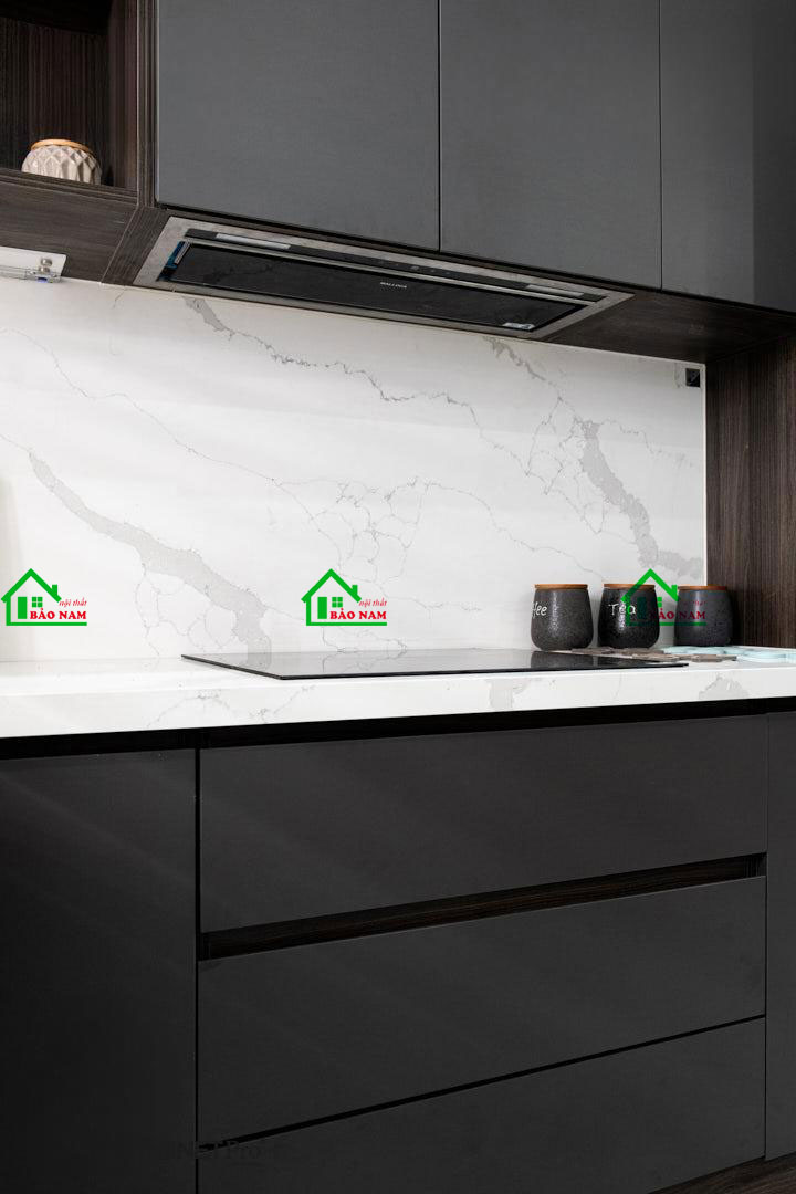 Tủ Bếp Gỗ Công Nghiệp An Cường TB39