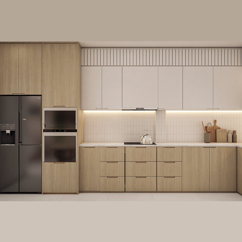 Mẫu Tủ Bếp Chữ L Hiện Đại Sang Trọng TB18 Mẫu Tủ Bếp Chữ L Hiện Đại Sang Trọng TB18