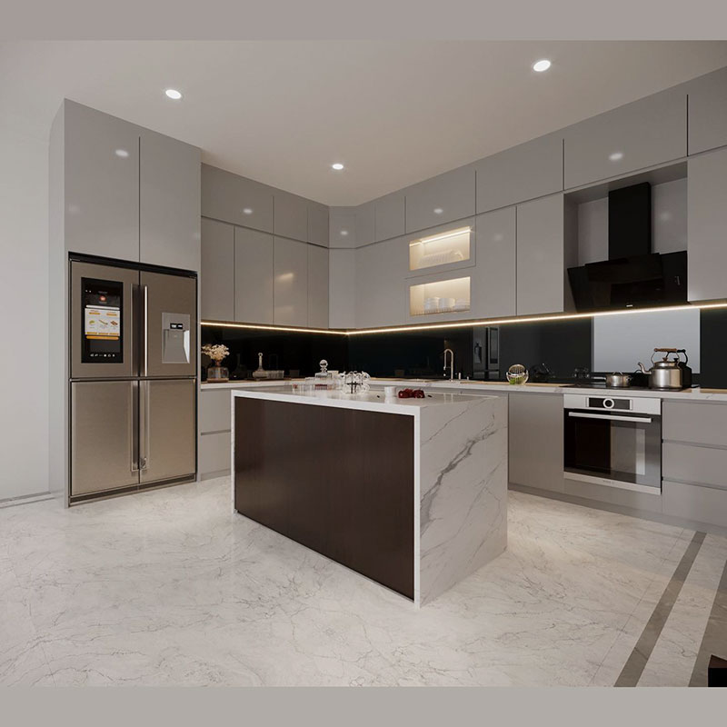 Thiết kế thi công tủ bếp nhựa picomat cao cấp Thiết kế thi công tủ bếp nhựa picomat cao cấp