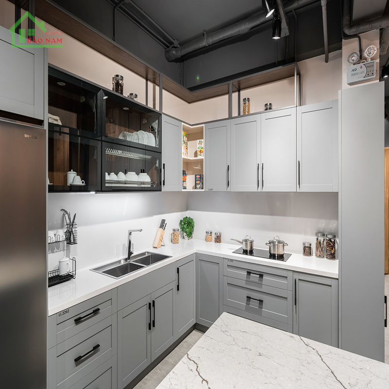 Tủ bếp Shaker hiện đại BSK1 Tủ bếp Shaker hiện đại BSK1