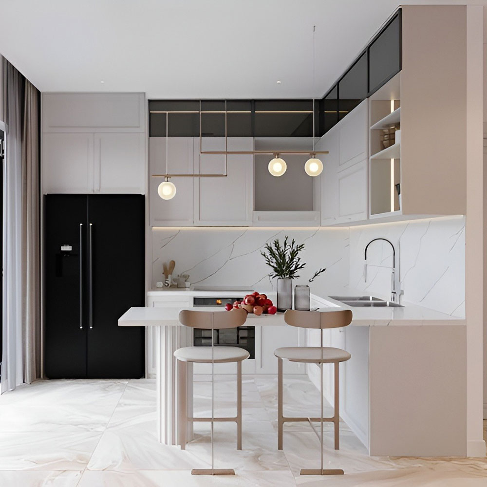 Tủ Bếp Sharker Đẹp Hiện Đại BSK5