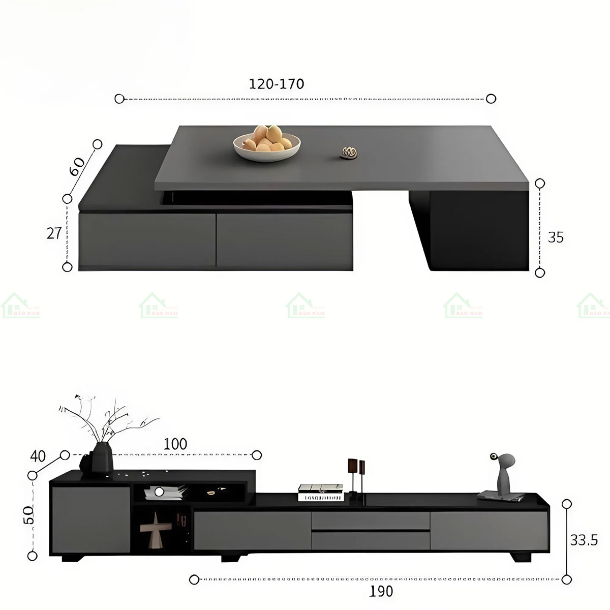 Tủ Kệ Tivi Phòng Khách Đẹp PK42