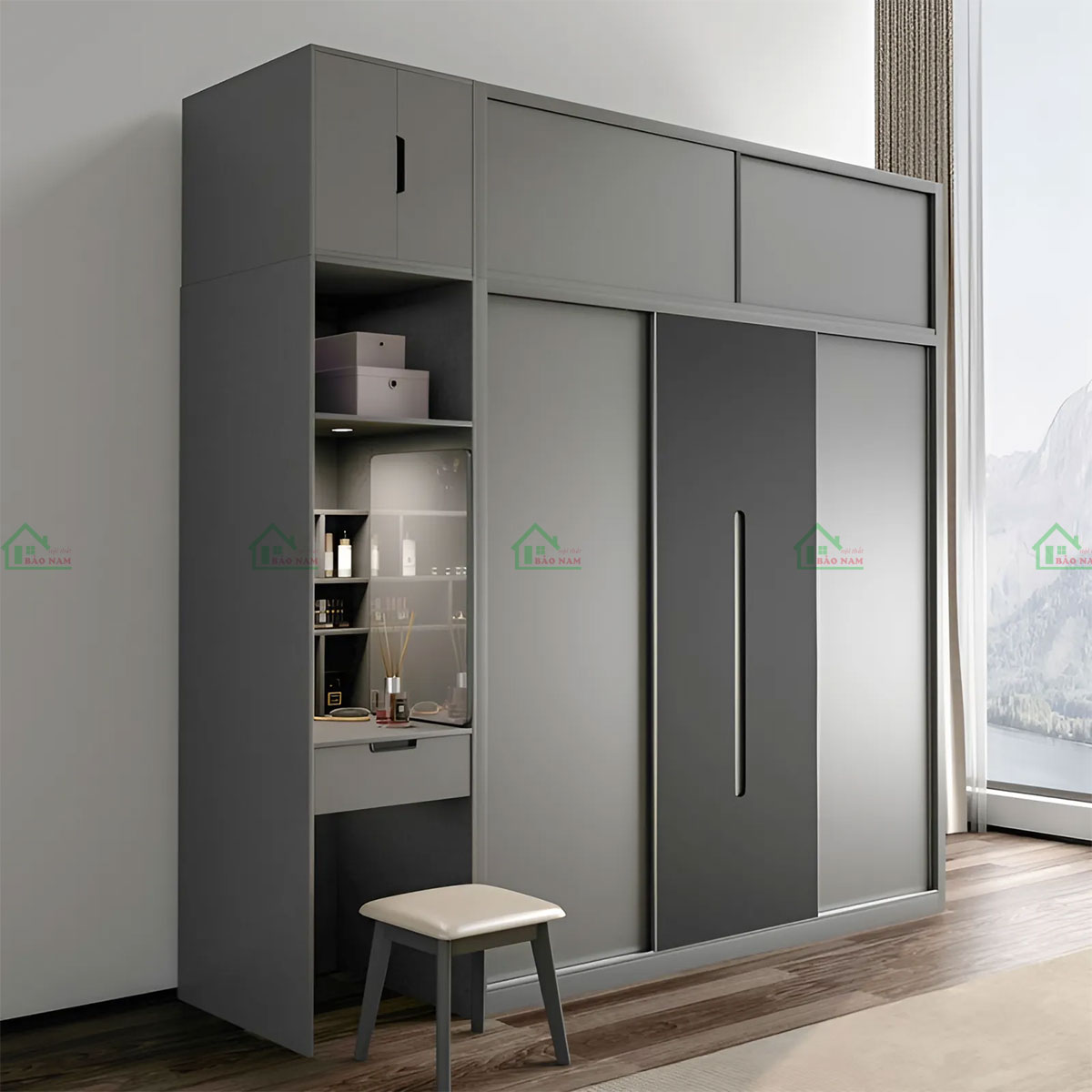 Tủ Quần Áo 3 Cánh Lùa TA08