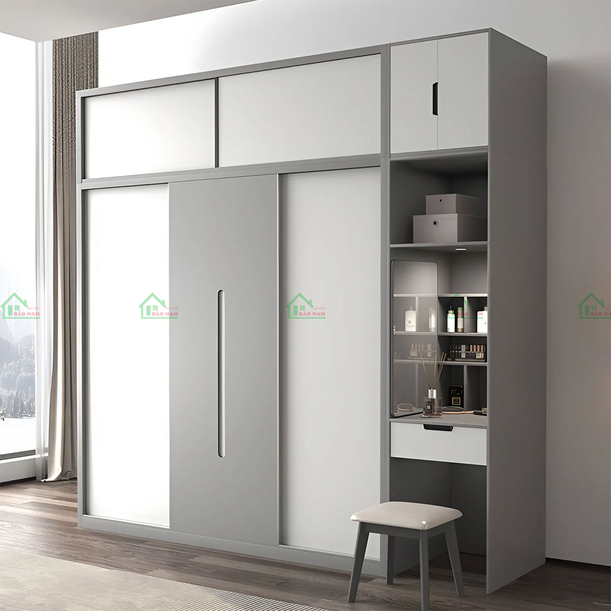 Tủ Quần Áo 3 Cánh Lùa TA08