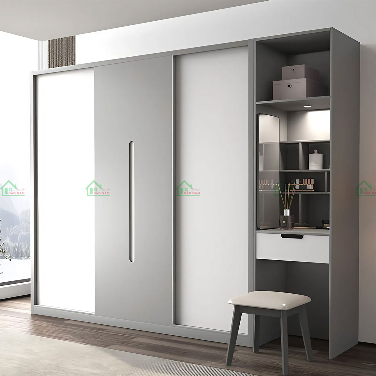 Tủ Quần Áo 3 Cánh Lùa TA08