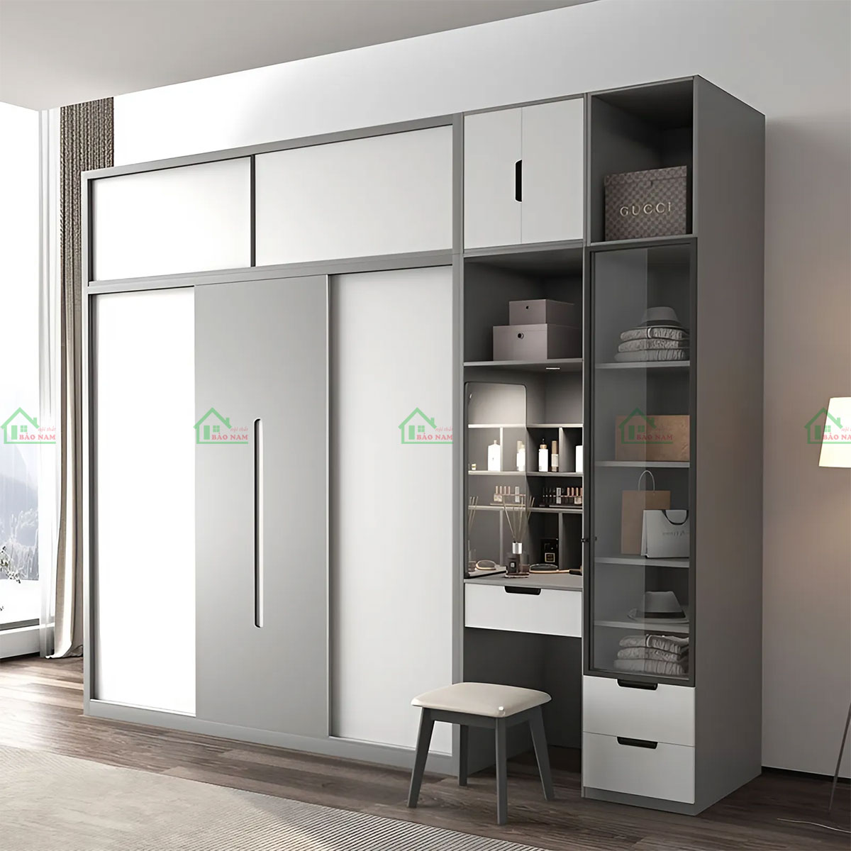 Tủ Quần Áo 3 Cánh Lùa TA08