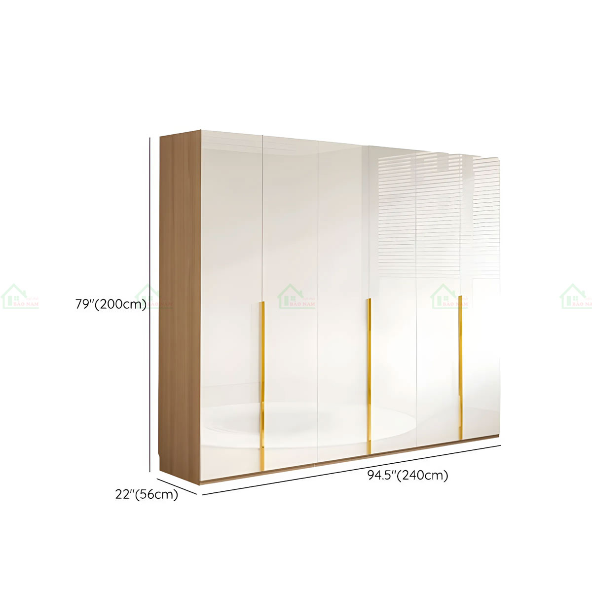 Tủ Quần Áo Acrylic An Cường Hiện Đại TAR25
