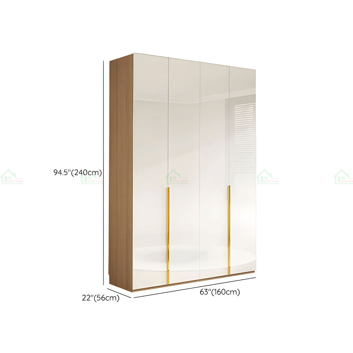 Tủ Quần Áo Acrylic An Cường Hiện Đại TAR25