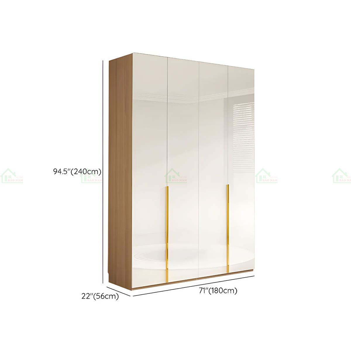Tủ Quần Áo Acrylic An Cường Hiện Đại TAR25