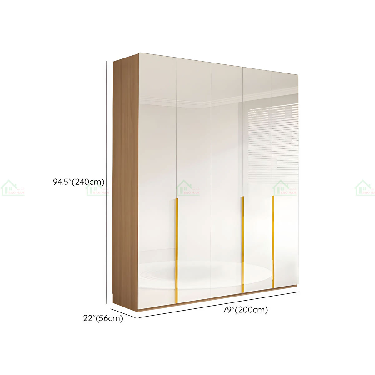 Tủ Quần Áo Acrylic An Cường Hiện Đại TAR25