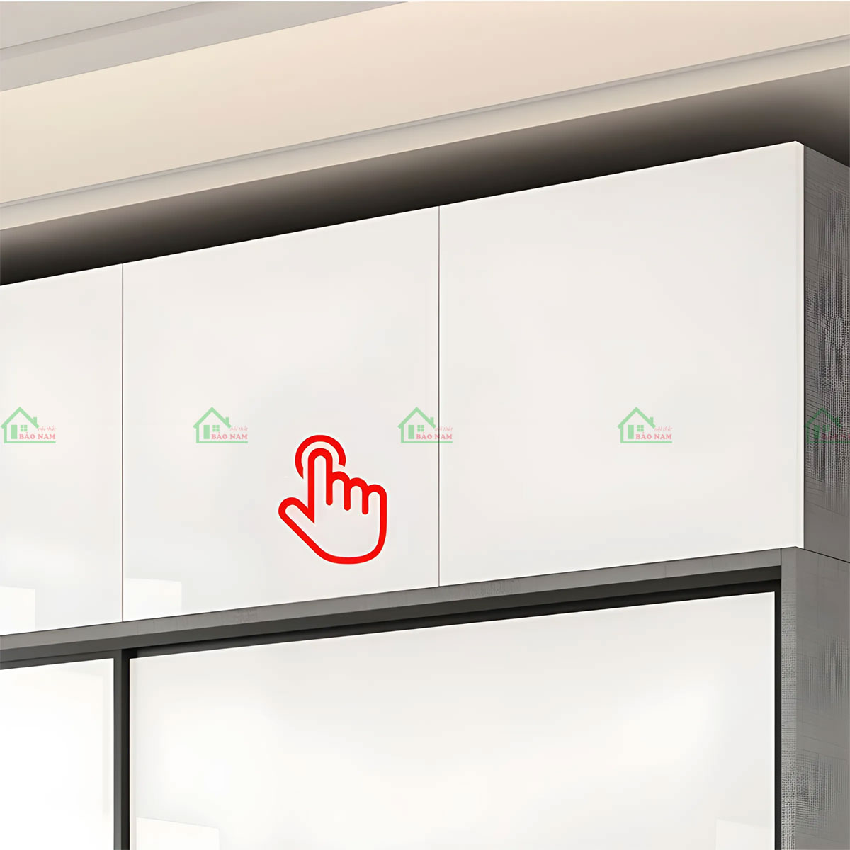 Tủ Quần Áo Acrylic Cửa Lùa 2 Cánh Hiện Đại TAL27