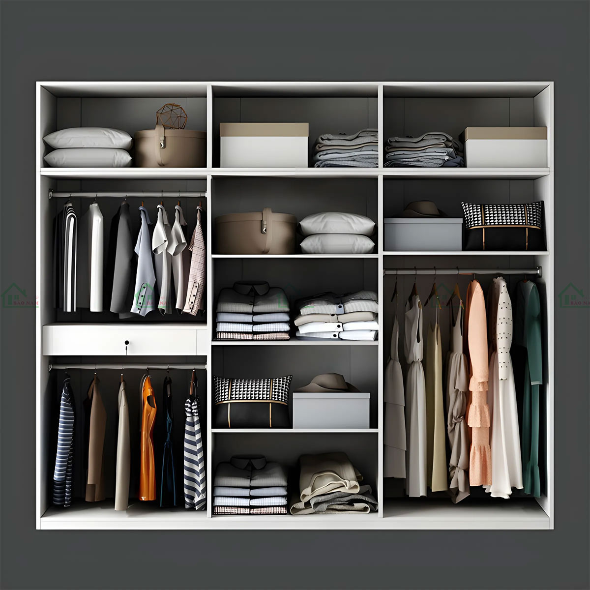 Tủ Quần Áo Acrylic Đẹp Hiện Đại TAR26