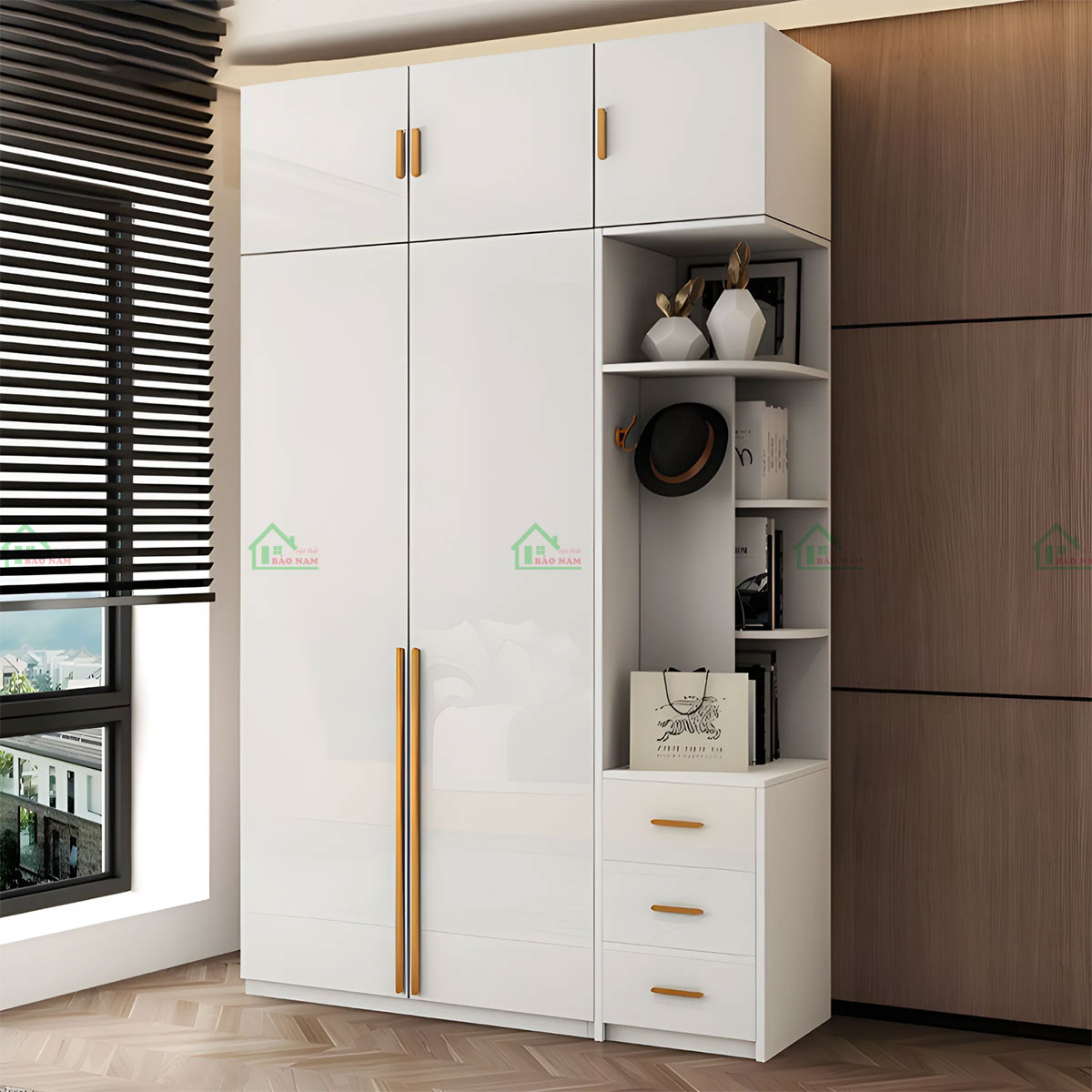 Tủ Quần Áo Acrylic Đẹp Hiện Đại TAR26