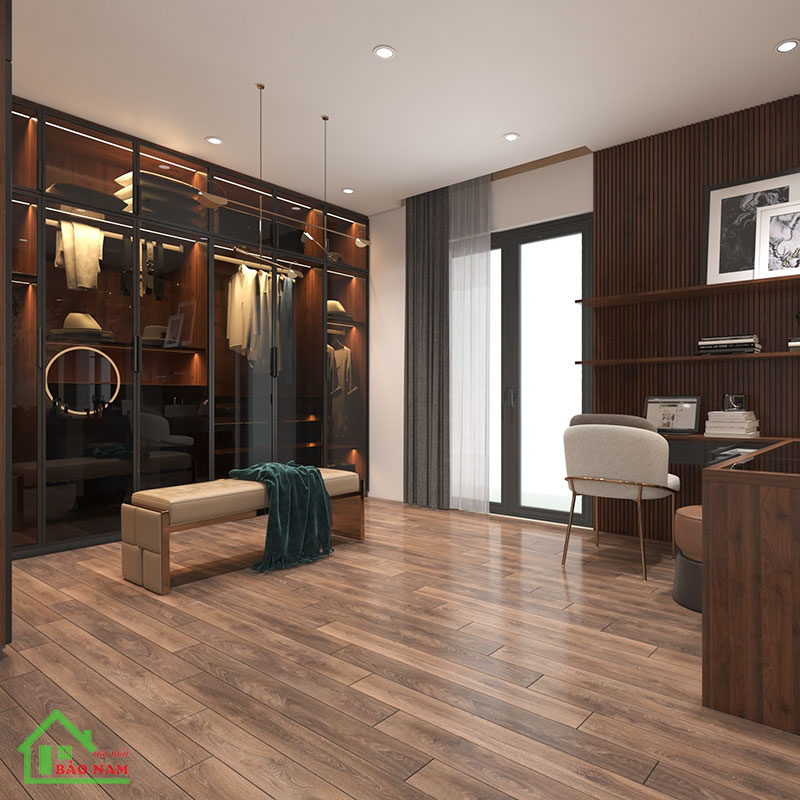 Thiết kế tủ áo cánh kính hiện đại Thiết kế tủ áo cánh kính hiện đại