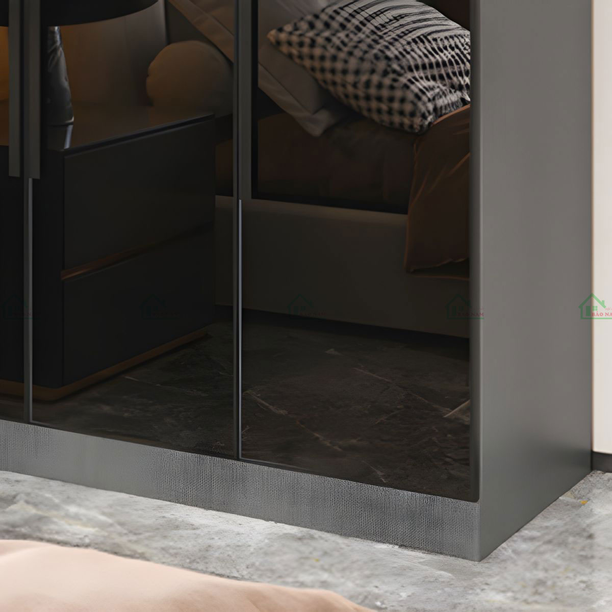 Tủ Quần Áo Cánh Kính Đẹp TK45