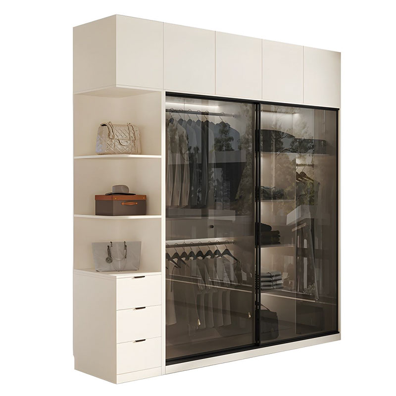 Thiết kế tủ áo cánh kính Thiết kế tủ áo cánh kính
