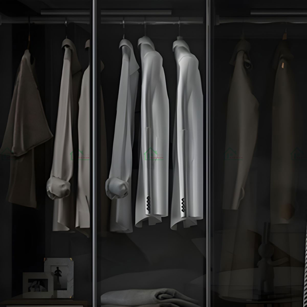 Tủ Quần Áo Cánh Kính Hiện Đại TK39