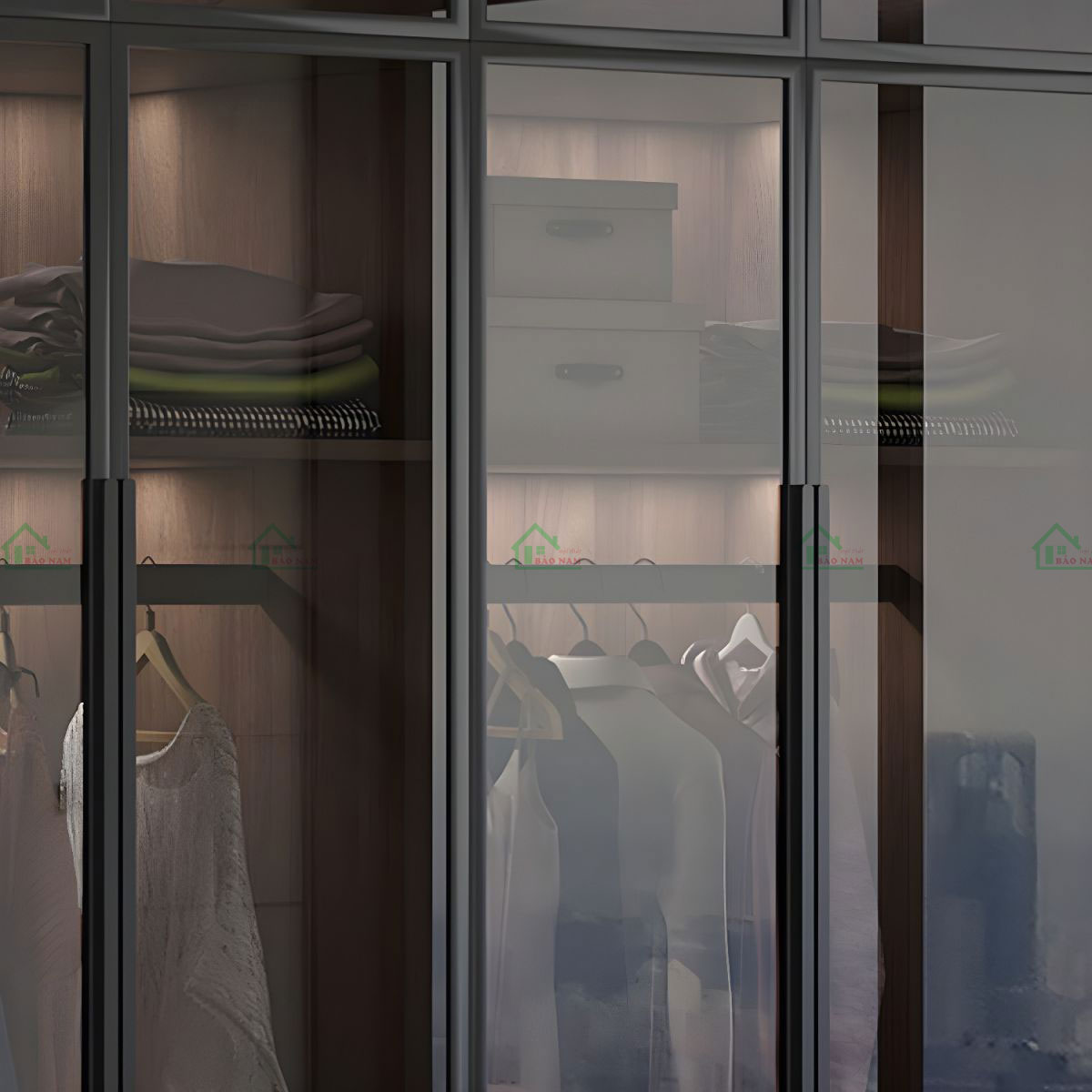 Tủ Quần Áo Cánh Kính Hiện Đại TK43