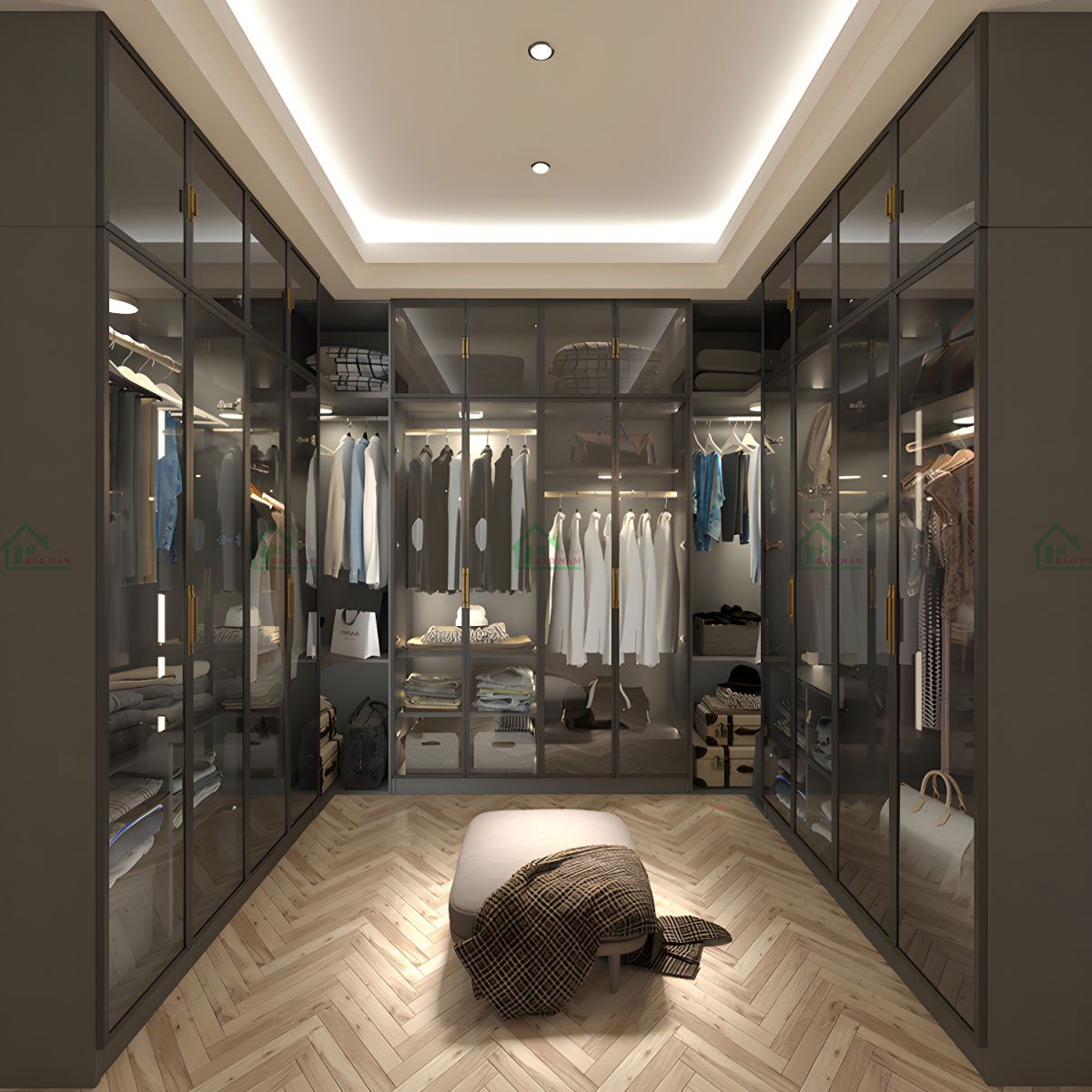 Tủ Quần Áo Cánh Kính Hiện Đại TK47