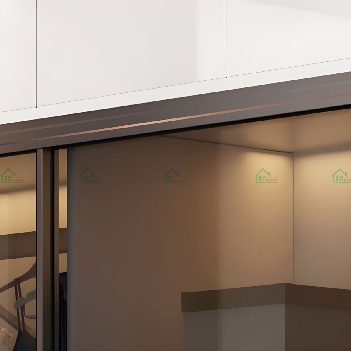 Tủ Quần Áo Cánh Kính Lùa Cao Cấp TK50