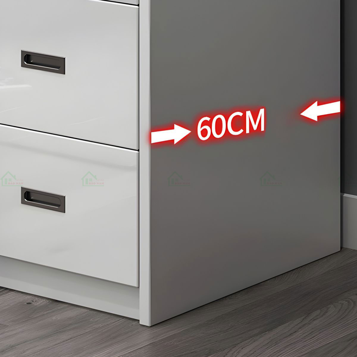 Tủ Quần Áo Cánh Kính Lùa Cao Cấp TK50