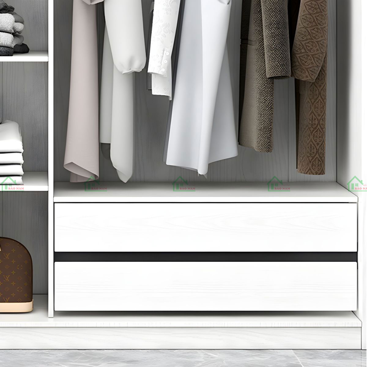 Mẫu Tủ Quần Áo Cánh Kính Lùa Đẹp TK40