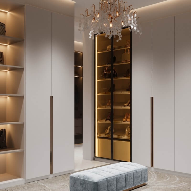 Tủ quần áo cánh kính TK01