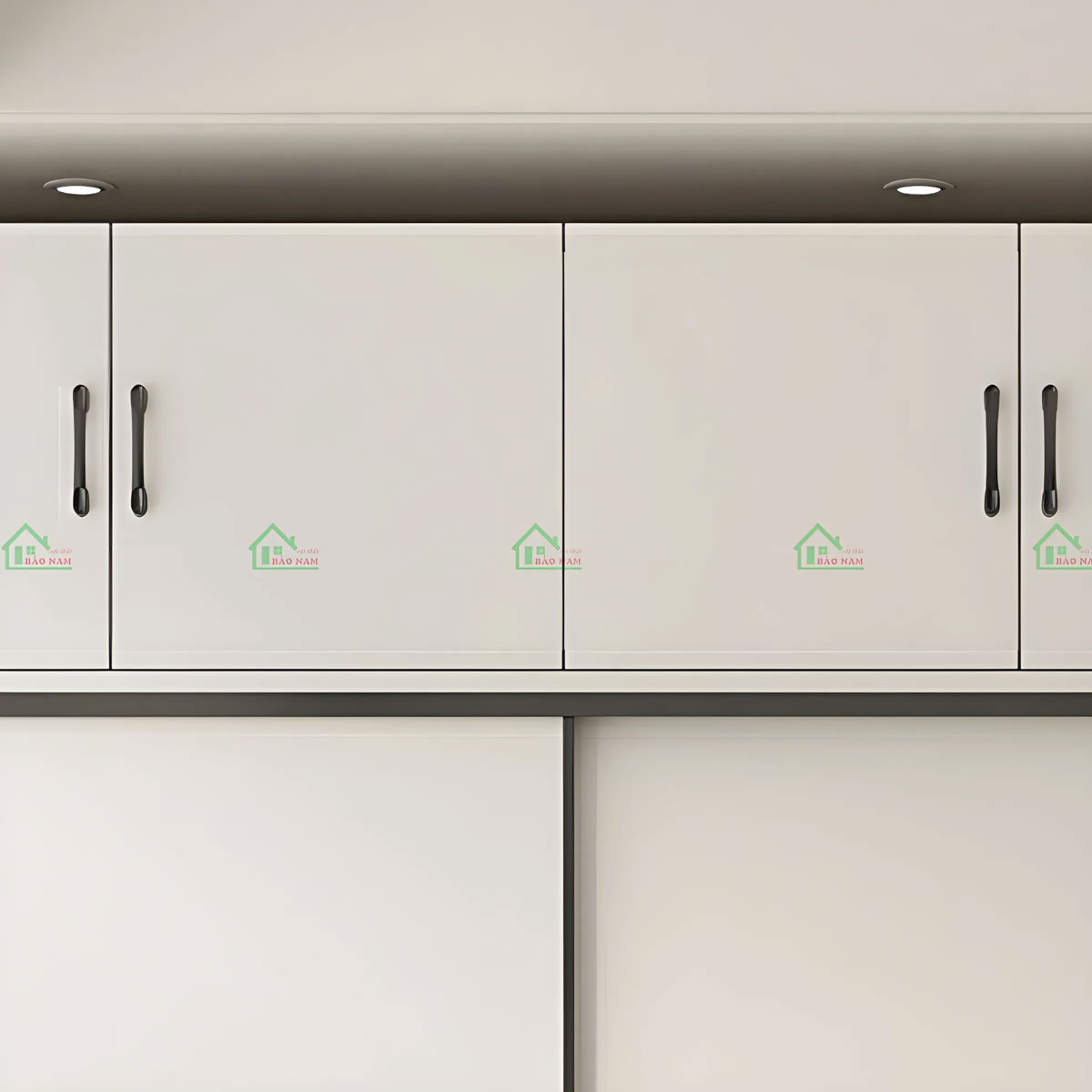 Tủ Quần Áo Cánh Lùa Màu Trắng Phối Xám Đẹp Hiện Đại TAL13