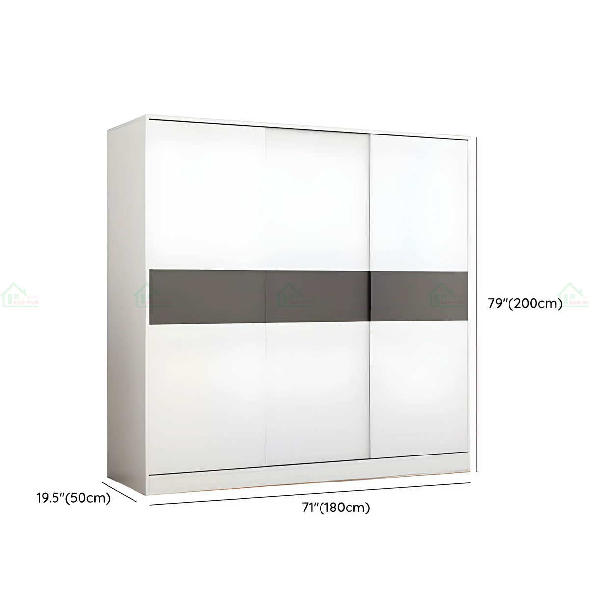 Tủ Quần Áo Cửa Lùa 2 Cánh Giá Rẻ TAL29