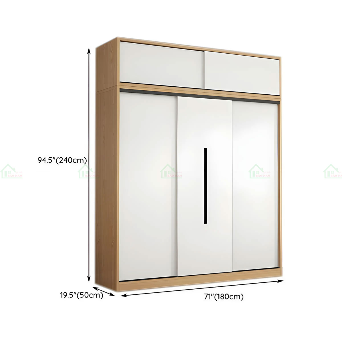 Tủ Quần Áo Cửa Lùa Giá Rẻ Đẹp TAL31