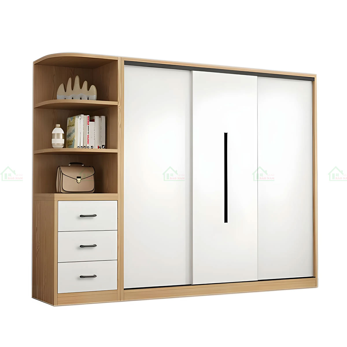 Tủ Quần Áo Cửa Lùa Giá Rẻ Đẹp TAL31