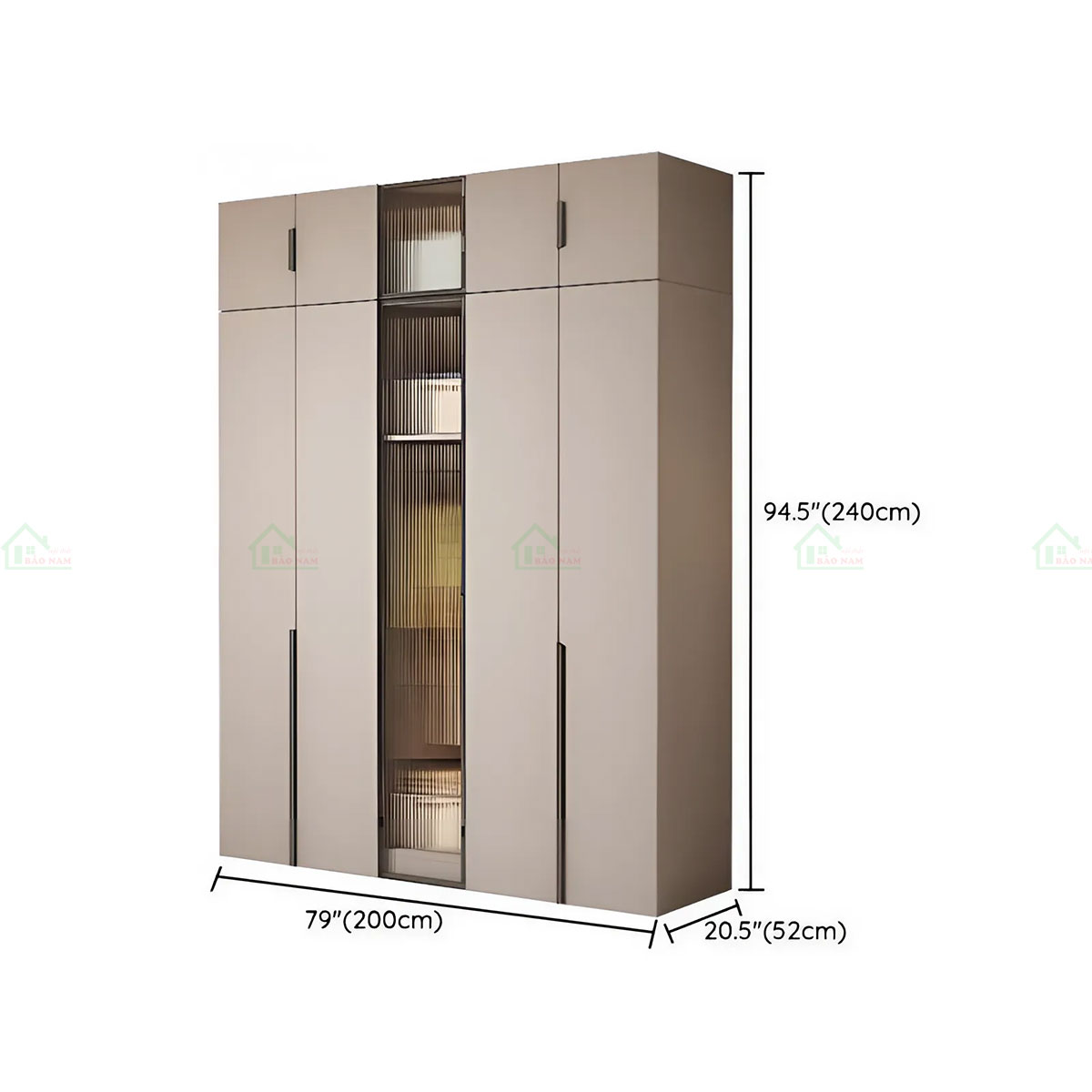 Tủ Quần Áo Gỗ An Cường Hiện Đại TA62