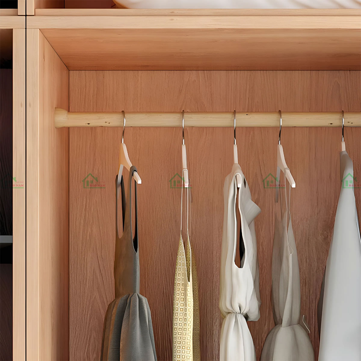 Tủ Quần Áo Gỗ Cánh Lùa Hiện Đại Đẹp TAL33