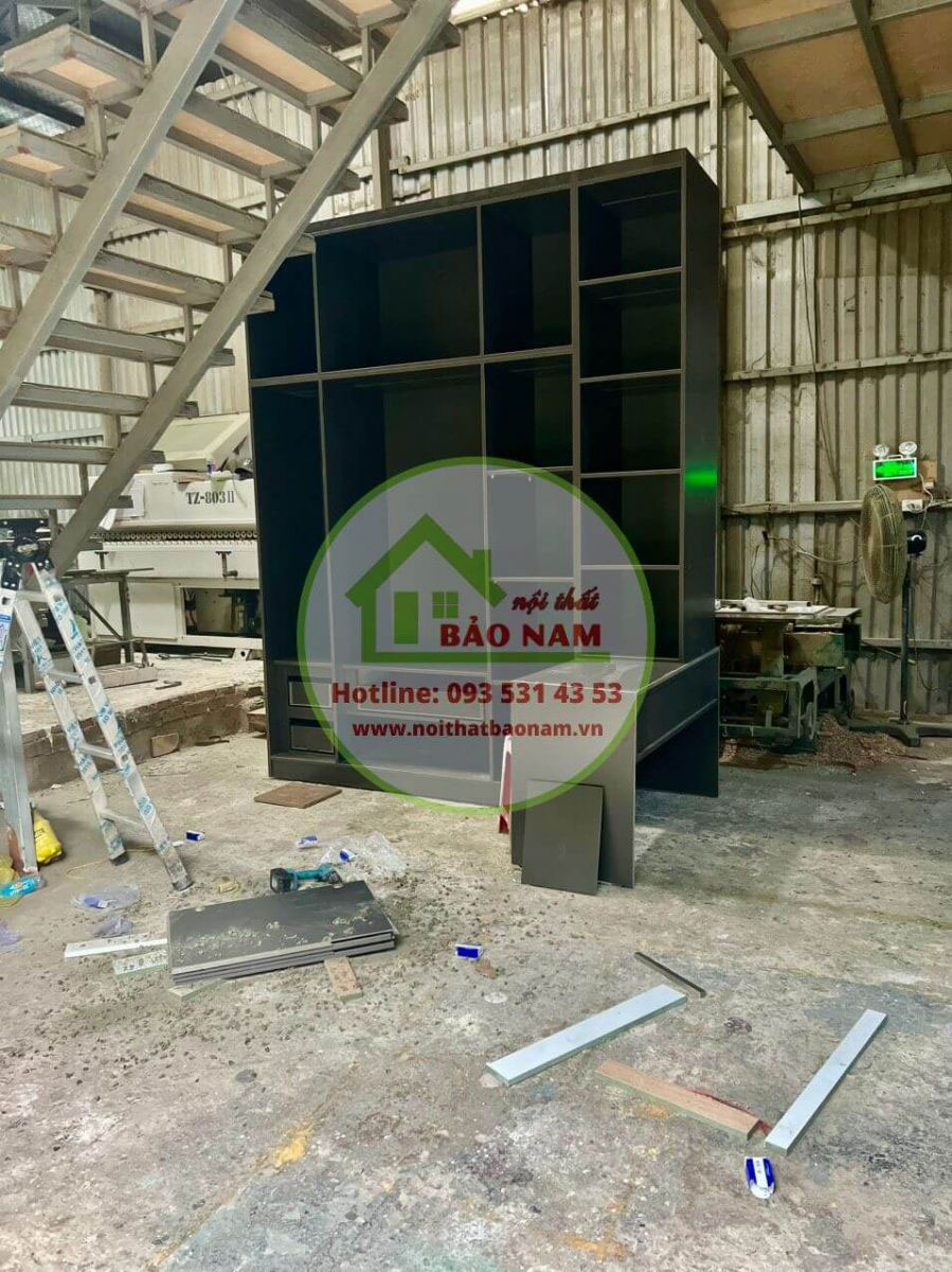 Thiết Kế & Sản Xuất Tủ Áo Gỗ TA46 Chất Lượng - Nội Thất Bảo Nam