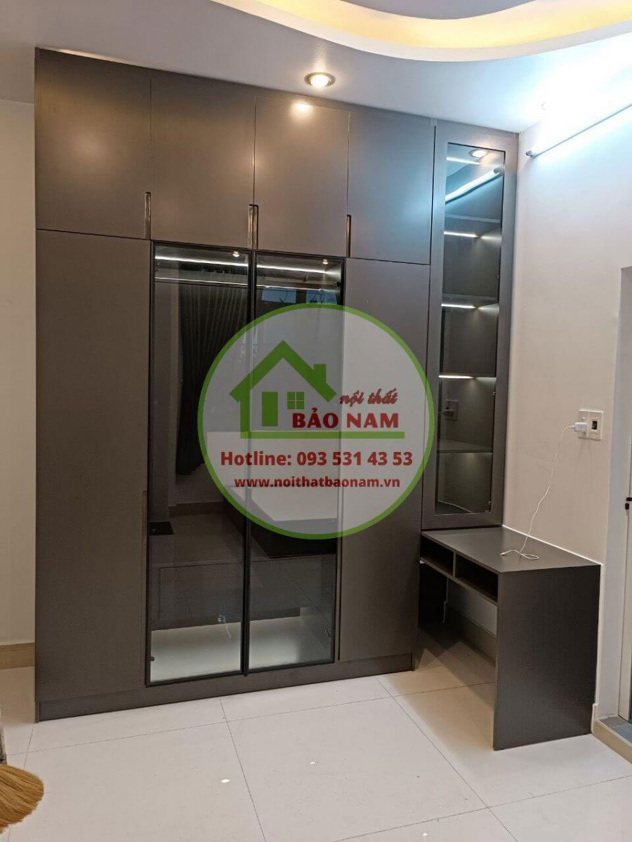 Thiết Kế & Sản Xuất Tủ Áo Gỗ TA46 Chất Lượng - Nội Thất Bảo Nam