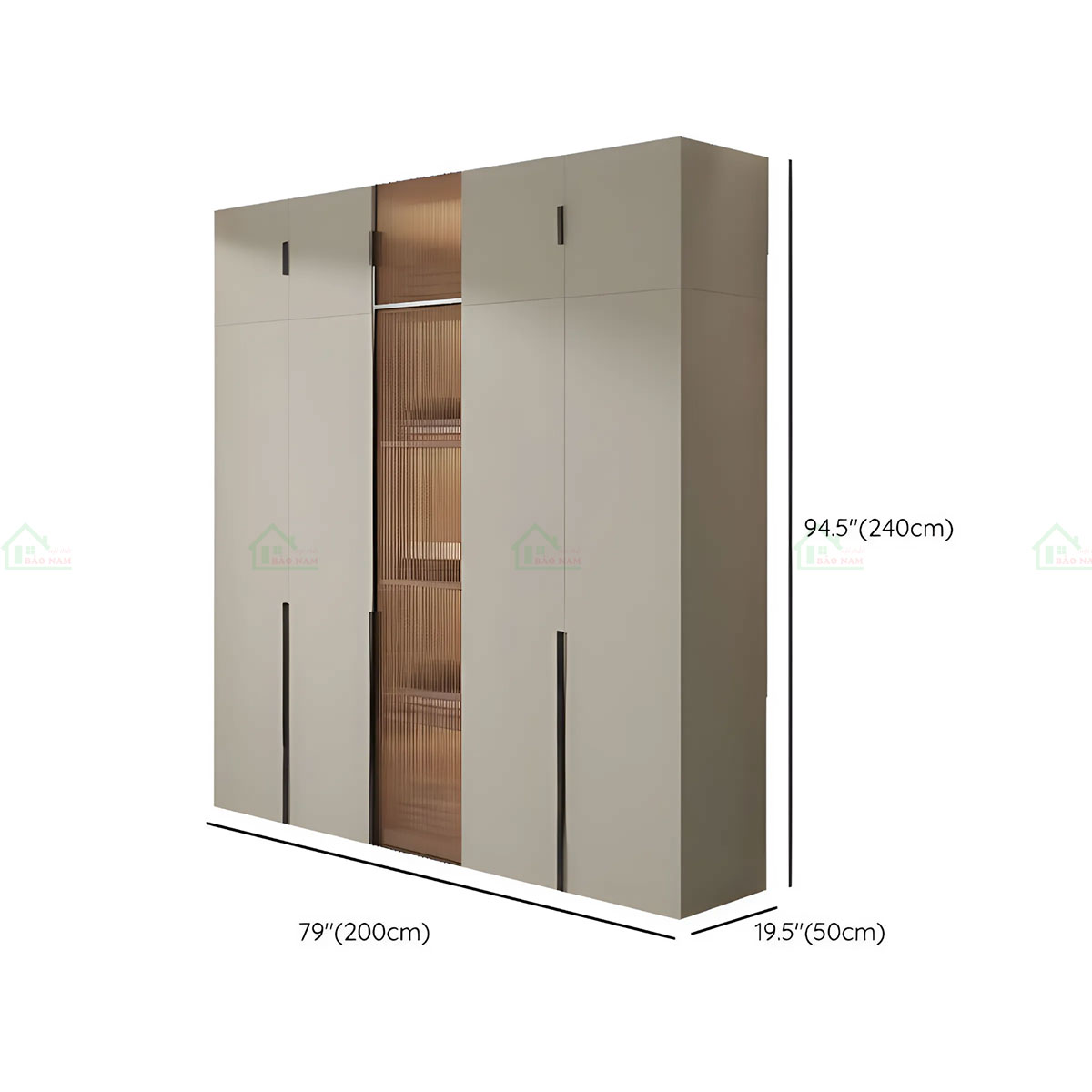 Tủ Quần Áo Gỗ Công Nghiệp Hiện Đại TA45