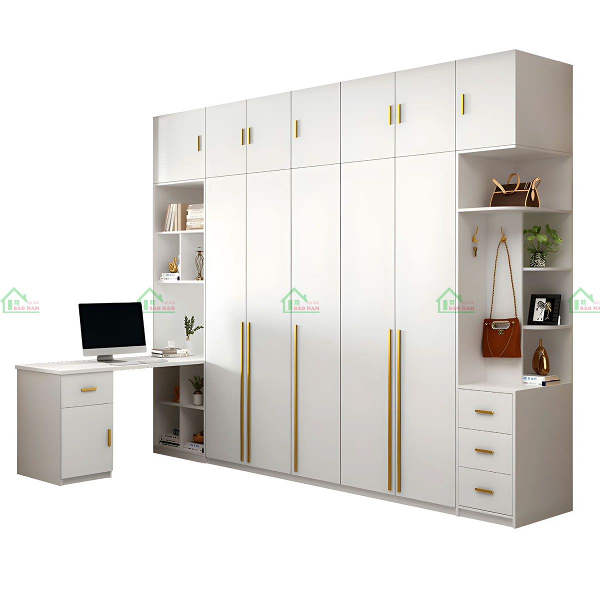 Tủ Quần Áo Gỗ Công Nghiệp MDF An Cường TA43