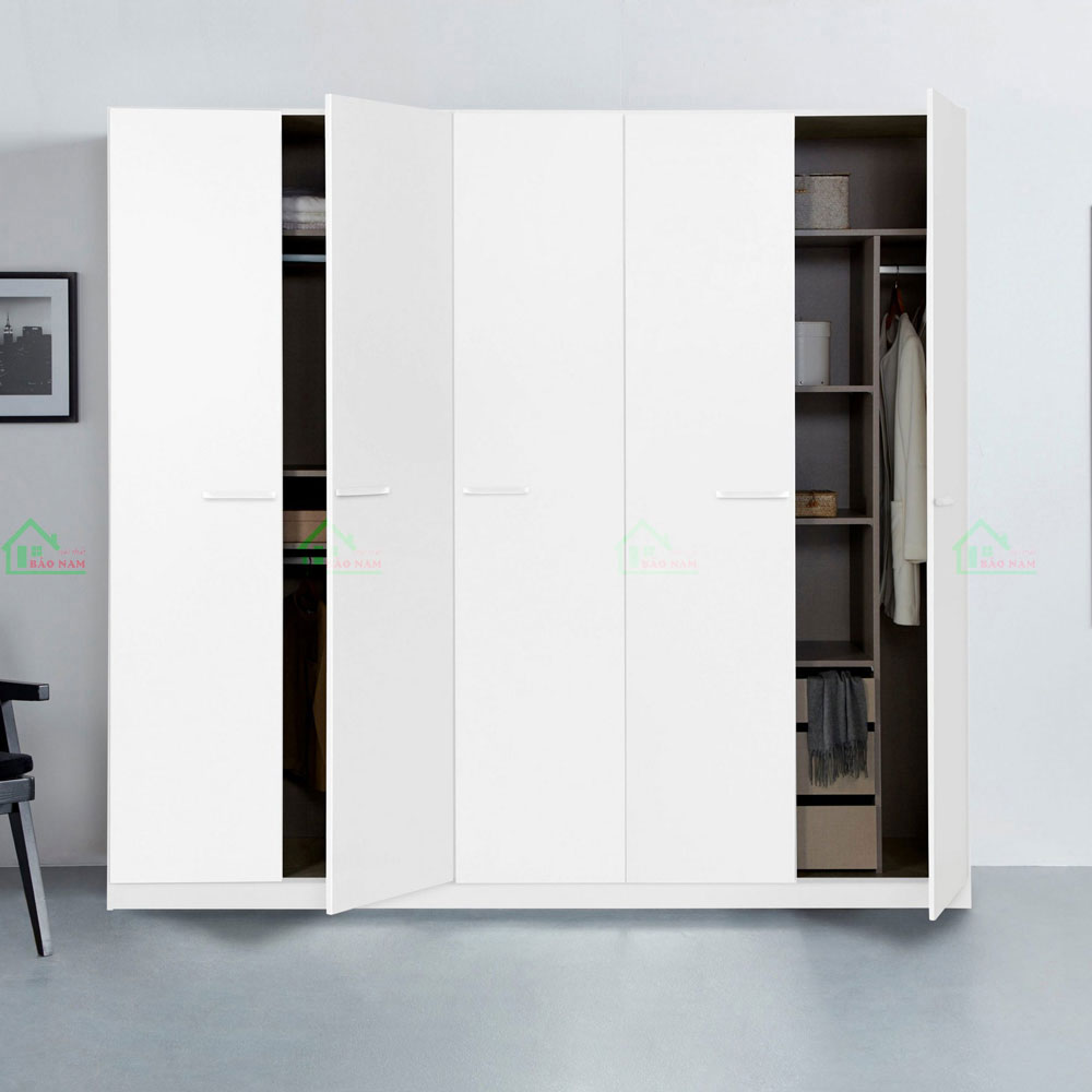 Tủ Quần Áo Gỗ Đẹp Hiện Đại TA25