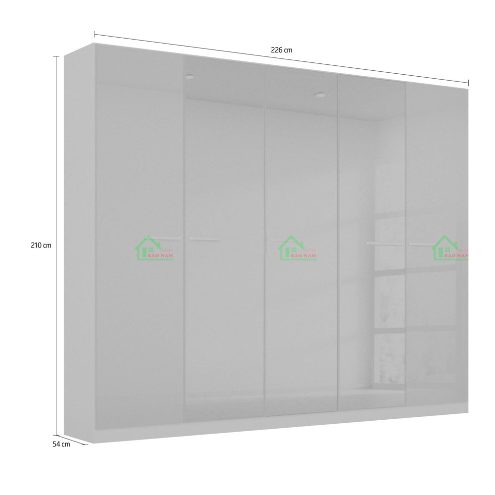 Tủ Quần Áo Gỗ Đẹp Hiện Đại TA25