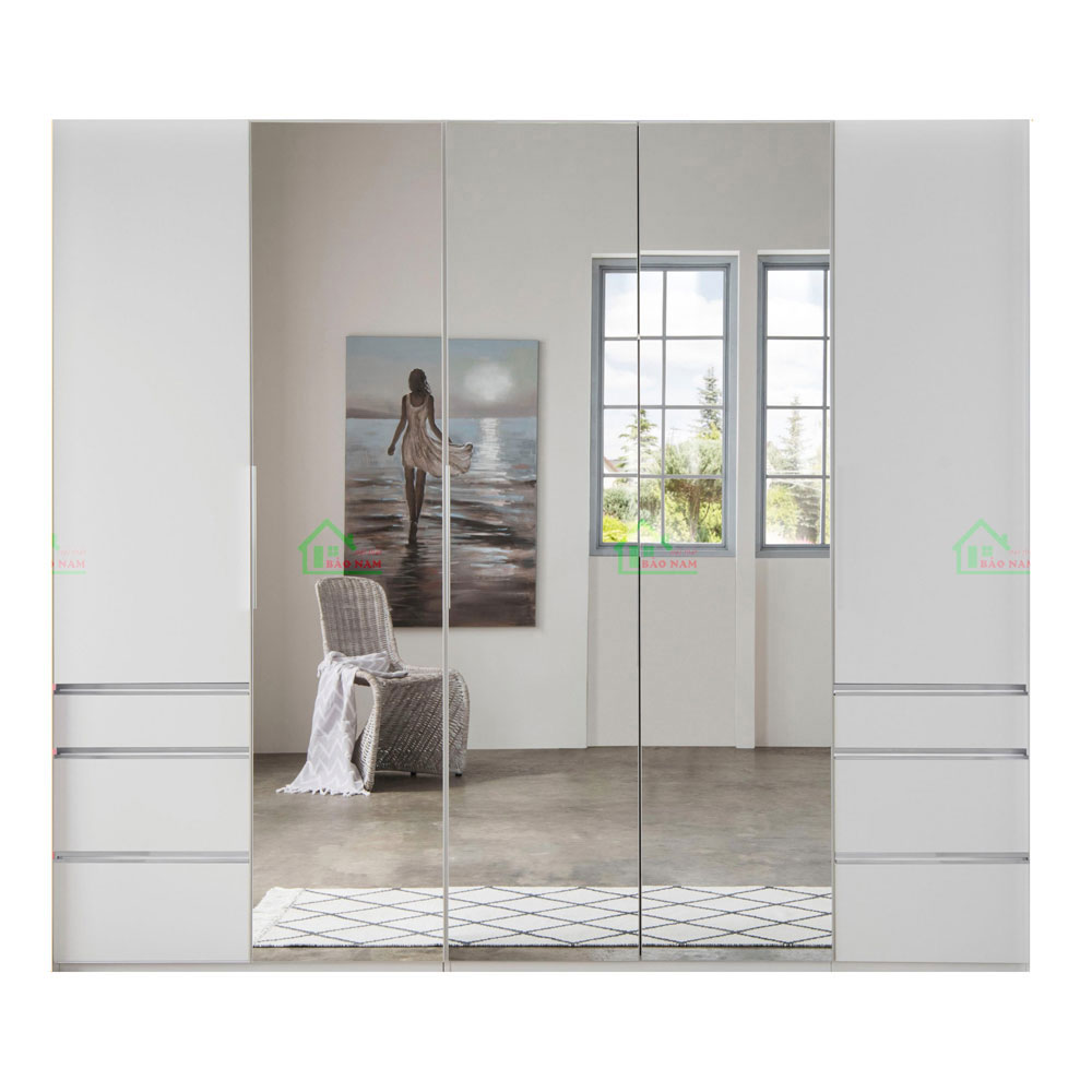 Tủ Quần Áo Gỗ Đẹp Hiện Đại TA26