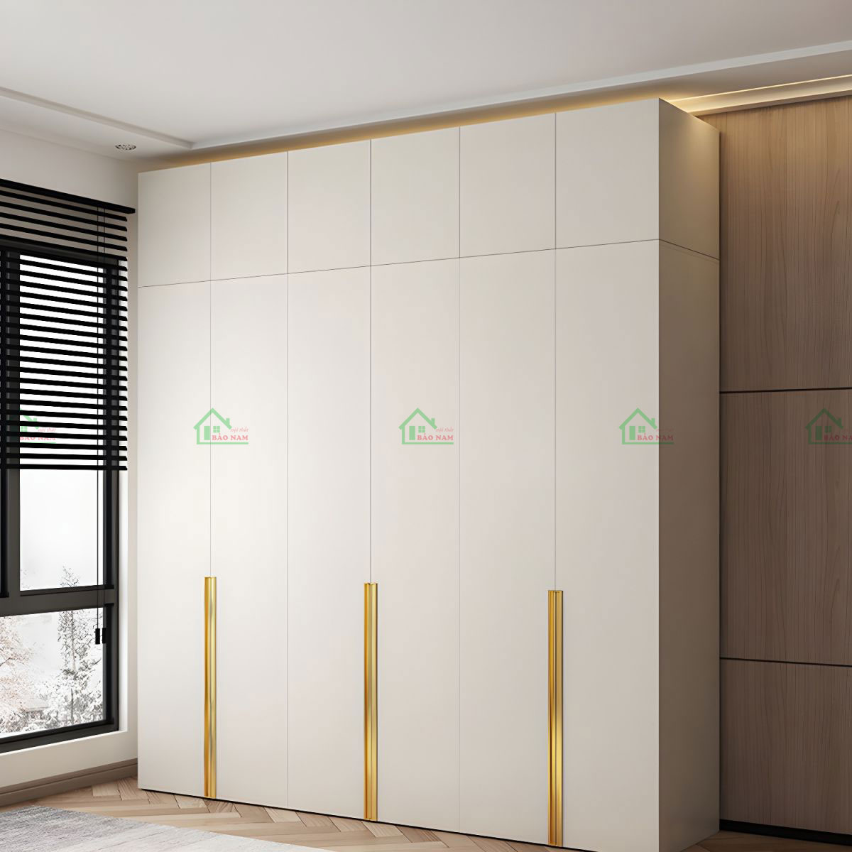 Tủ Quần Áo Gỗ MDF An Cường TA55
