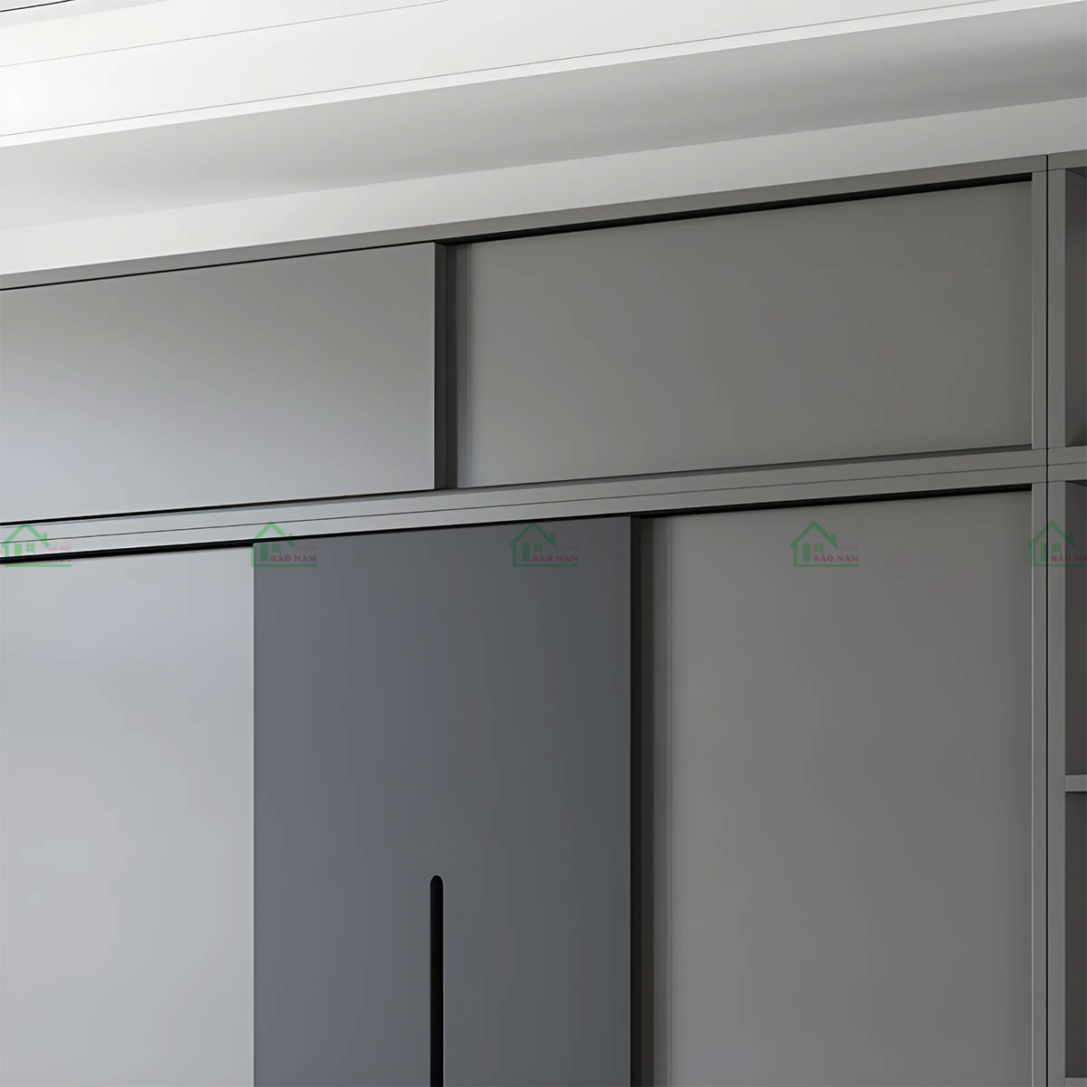 Tủ Quần Áo Gỗ MDF Cánh Lùa Hiện Đại TAL25