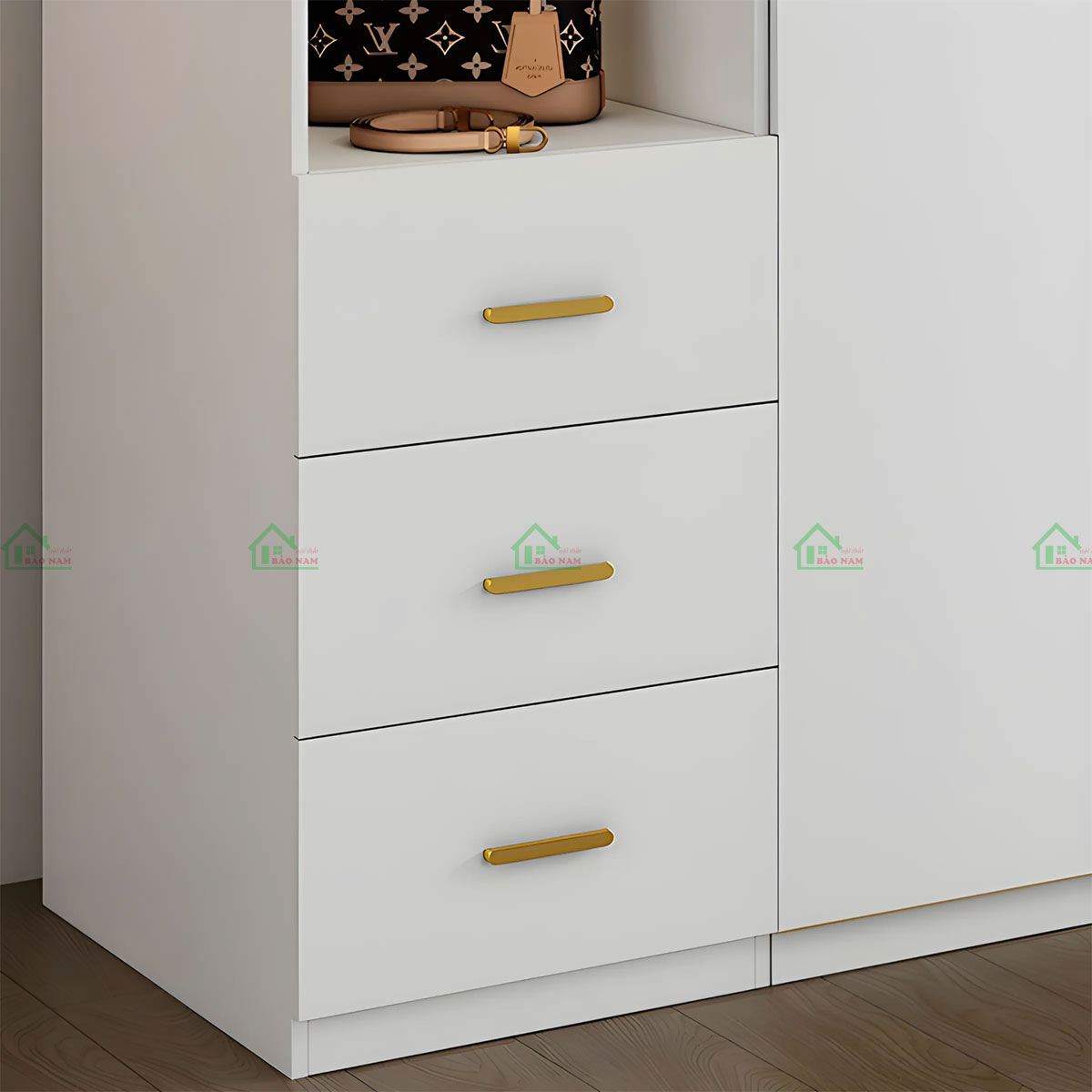 Tủ Quần Áo Gỗ MDF Giá Rẻ TA42