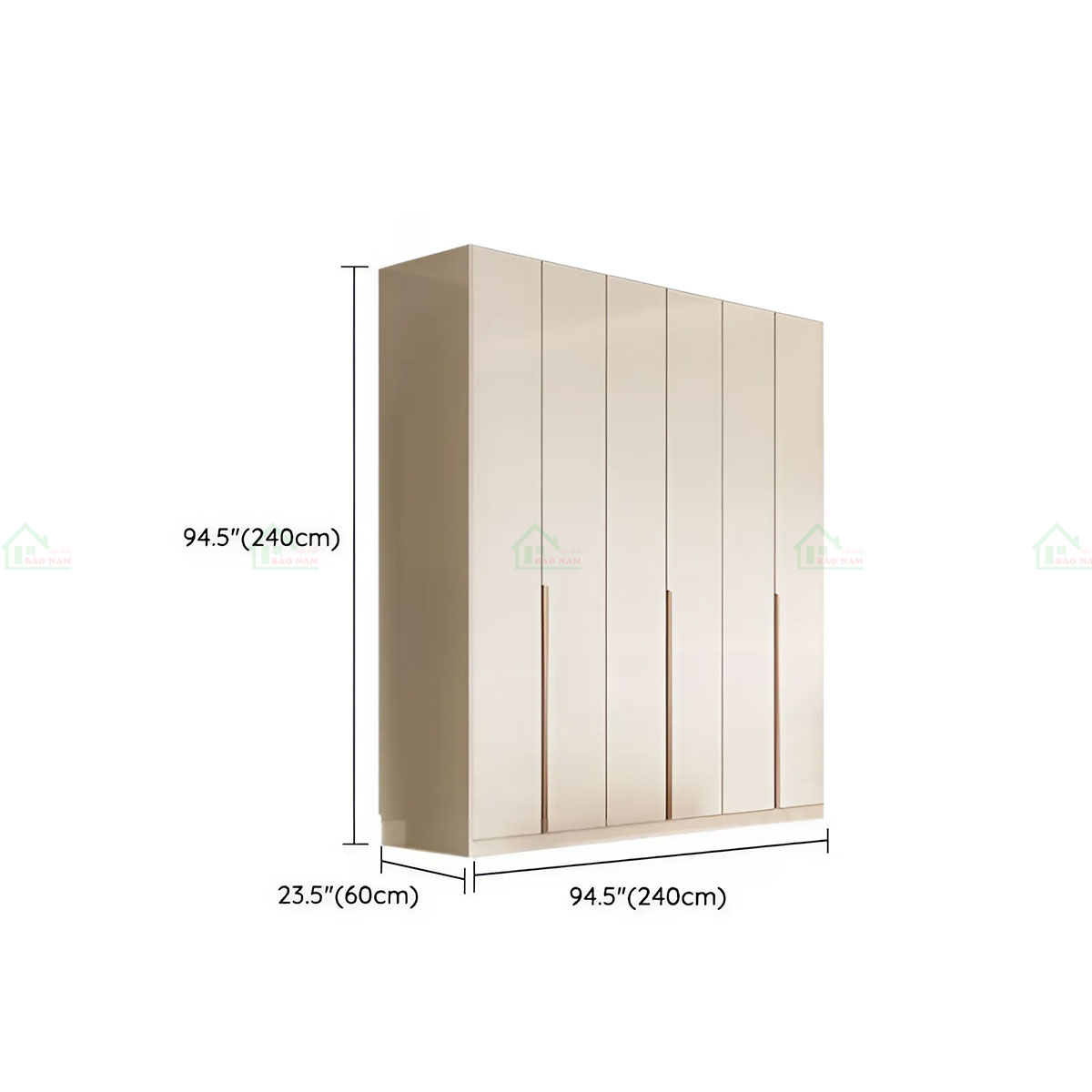 Tủ Quần Áo Gỗ MDF Giá Rẻ TA60