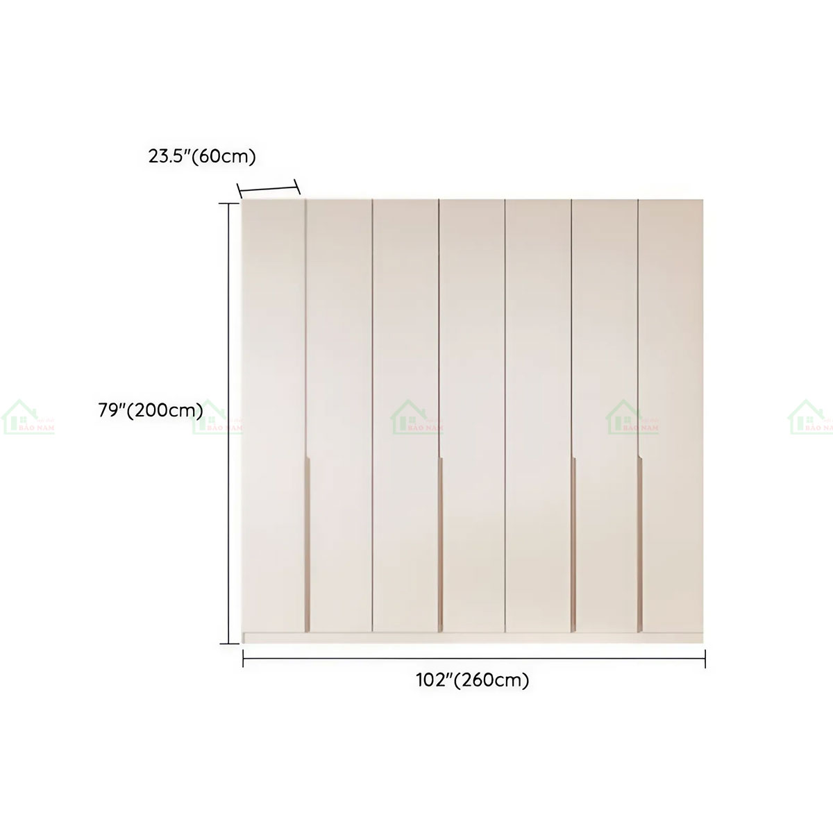 Tủ Quần Áo Gỗ MDF Giá Rẻ TA60